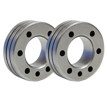 SET OF 2 DRIVE ROLLS TYPE C - Ø 0.8/1 - ALUMINIUM