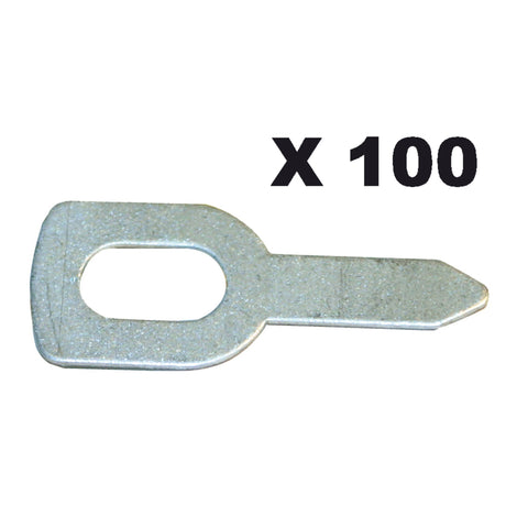 100 STRAIGHT PULLING RINGS
