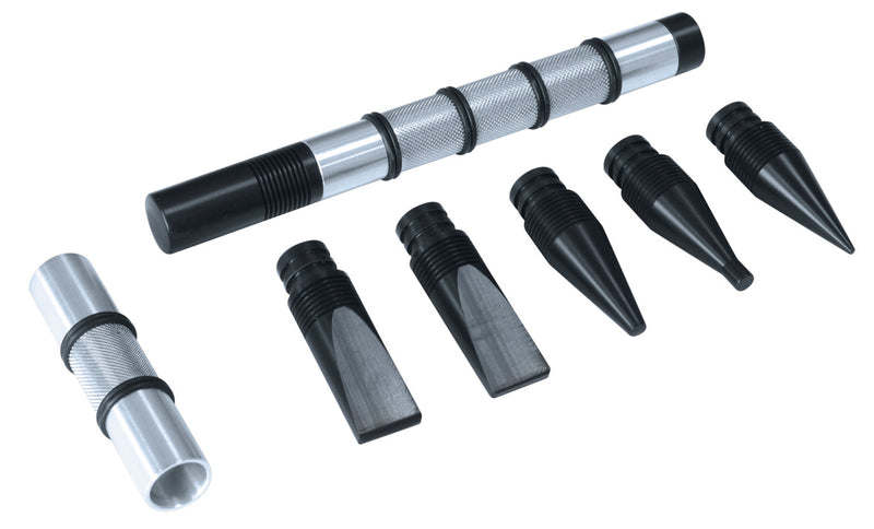 SET OF 6 PENCIL PUNCHES WITH TEFLON TIPS