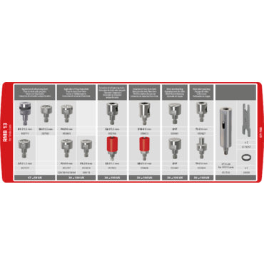 RMB 13 DIE KIT FOR 8T/10T RIVETER (Tesla)
