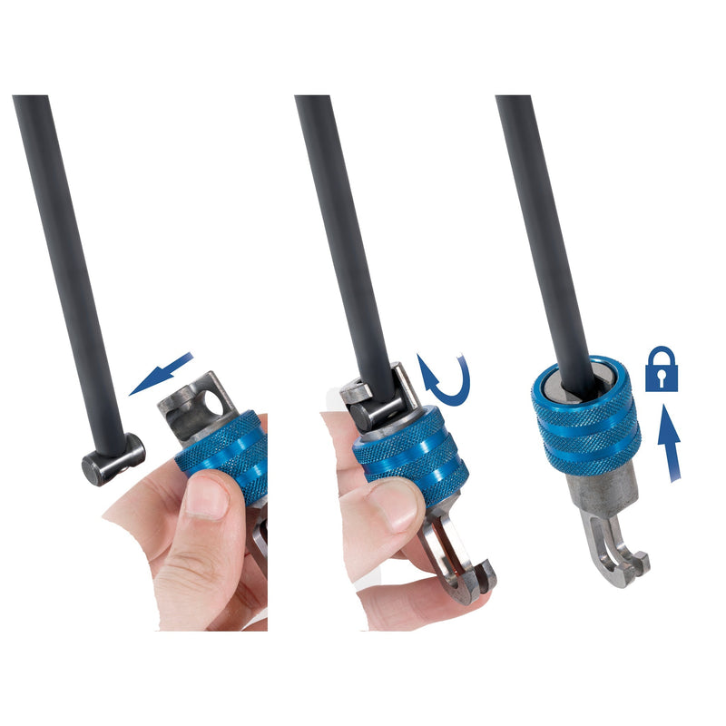 2 TEETH HOOK FOR LEVELING BAR PREMIUM PRO