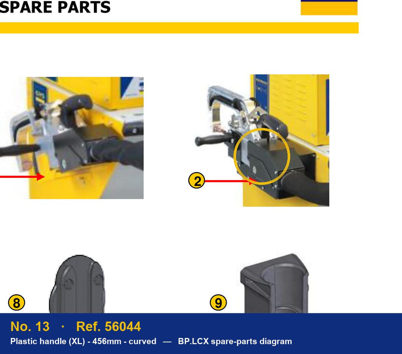 Ref. 56044 – location No. 13 on the GYS BP.LCX spare-parts diagram