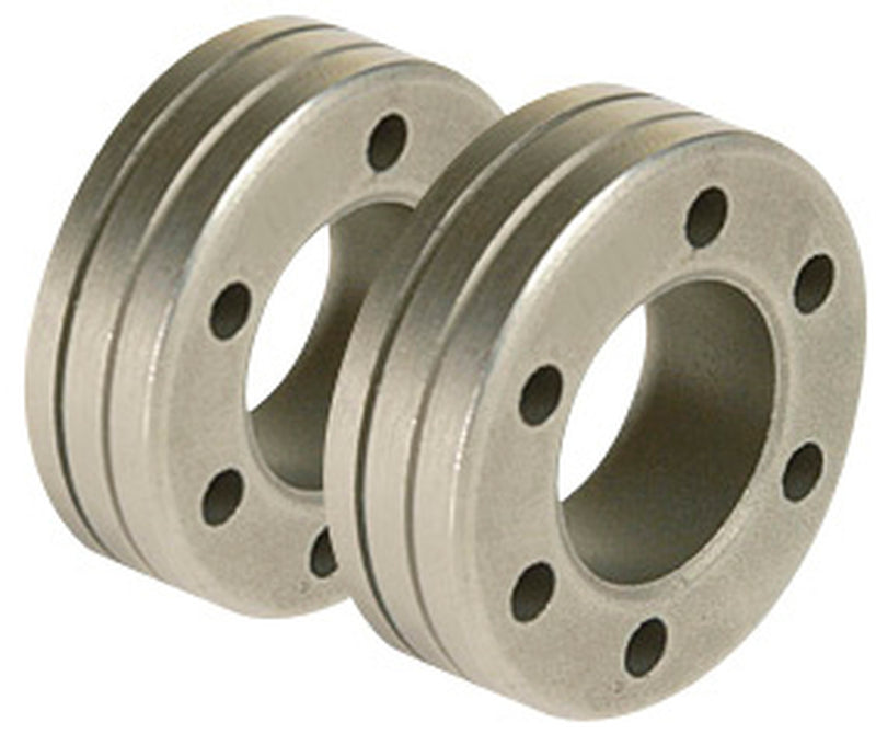SET OF 2 DRIVE ROLLS TYPE C - Ø 0.8/1 - STEEL
