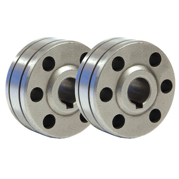 SET OF 2 DRIVE ROLLS TYPE B - STEEL Ø 0.8/1.0