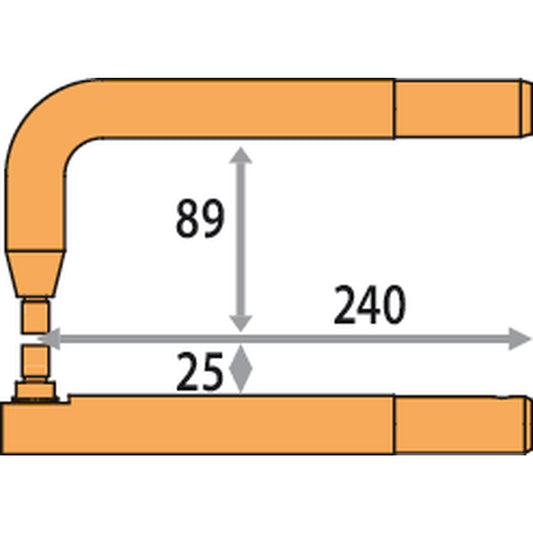 X6 ARMS COPPER ARM LENGTH 220mm