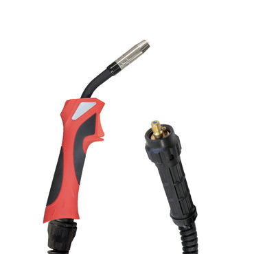 TOPARC MIG TORCH 150A - AIR - 3m - STEEL (Ø1.0mm-M6) - RED