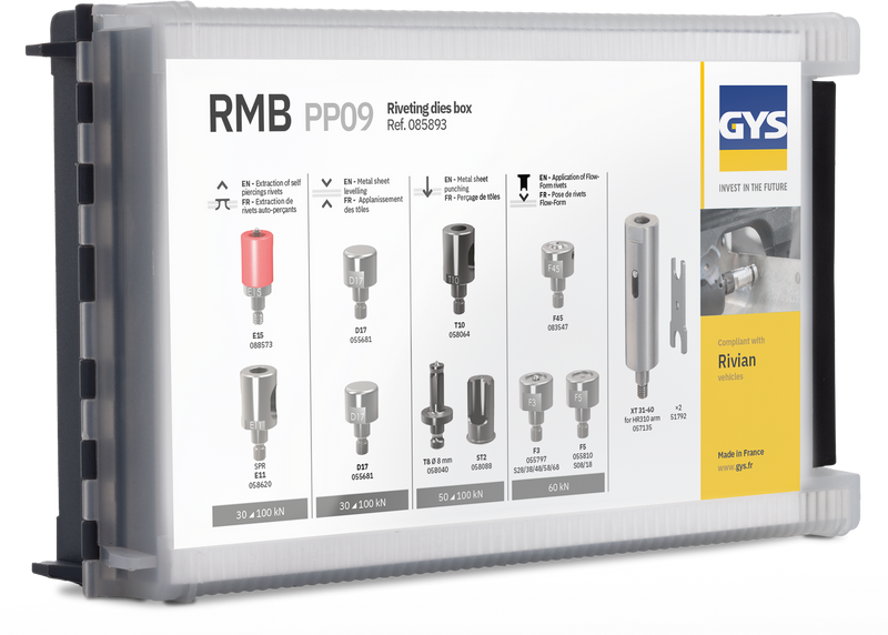DIE KIT RMB PP 09 (Rivian) RIVETER 10T.PP