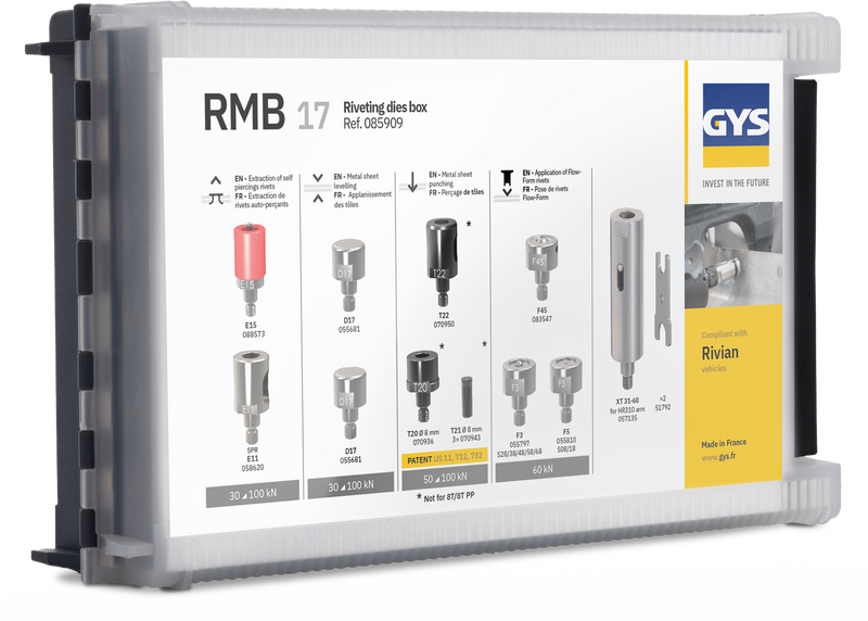 DIE KIT RMB 17 (Rivian) RIVETER 10T
