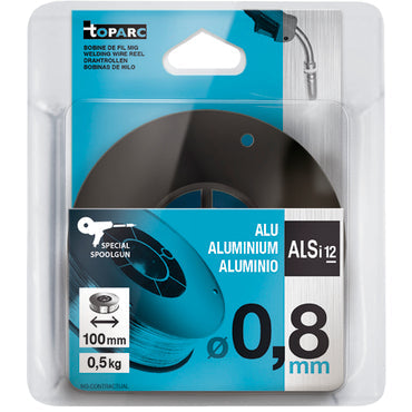 MIG WIRE REEL AlSi12 Ø0.8 - 0.5 KG D.100 - ER4047 / S Al 4047