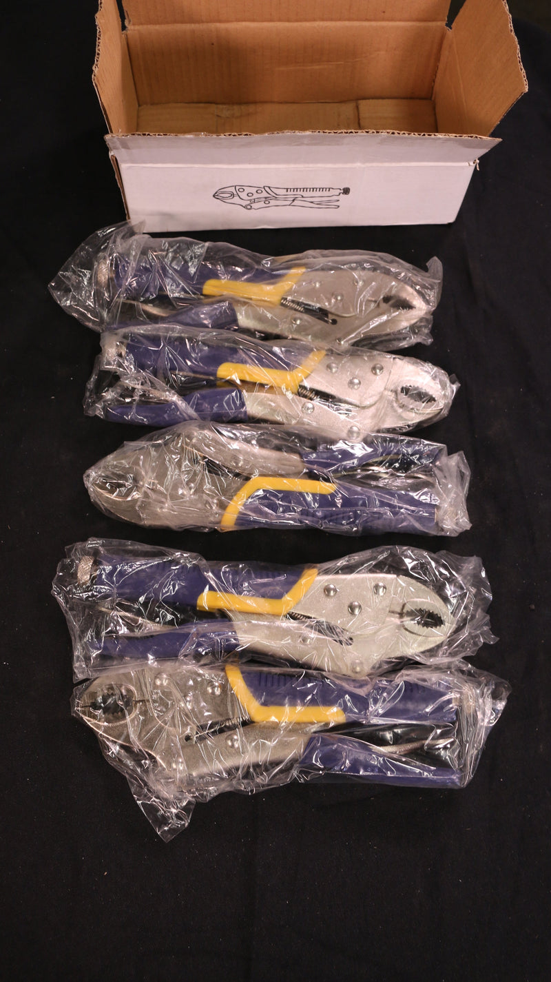 SET of 5 Vise Grip Locking Pliers