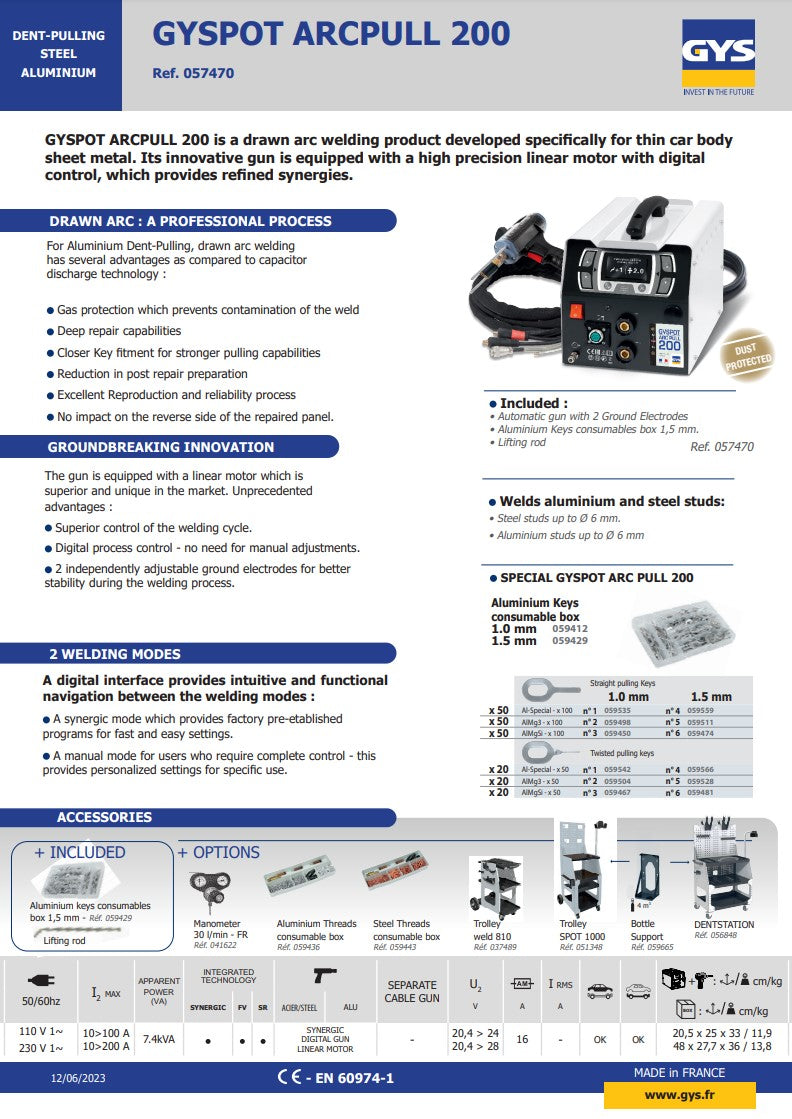 USED GYSPOT ARCPULL 200