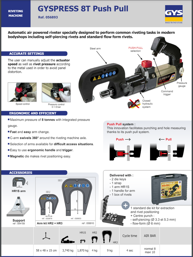 GYSPRESS 8T PUSH-PULL (8T PP)