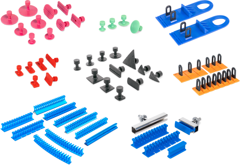 GYS GPR glue dent removal kit, 111 pieces in its case (ref. 085770)